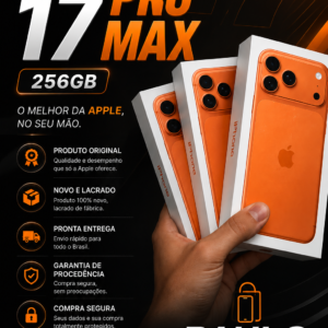 iPhone 17 Pro Max 📱 iPhone 17 Pro Max – Potência, Elegância e Tecnologia de Última Geração